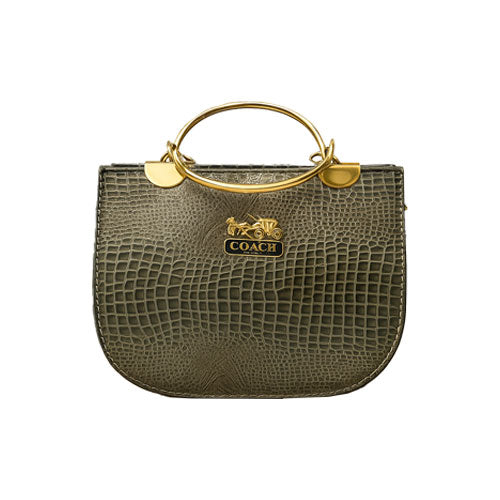 Olive Croco Ring Tote