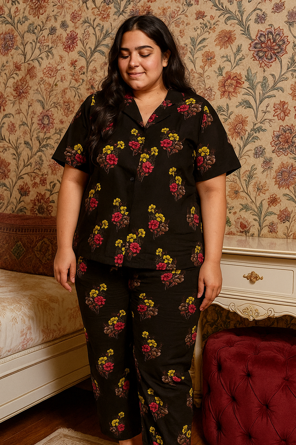 Midnight Bloom Lounge Set